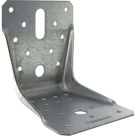 Simpson Strong Tie – Equerre de fixation renforcée 100mm – Acier galvanisé S250GD – Fixation pour bois massif et béton – Classe de service 2
