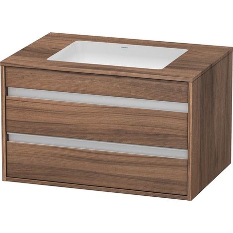 Mueble bajo lavabo KETHO 550x800x496mm nogal natural