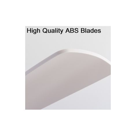 Ventilatore da soffitto bianco 42 pollici con luce, telecomando e motore DC reversibile - CHICFURN (1/5)