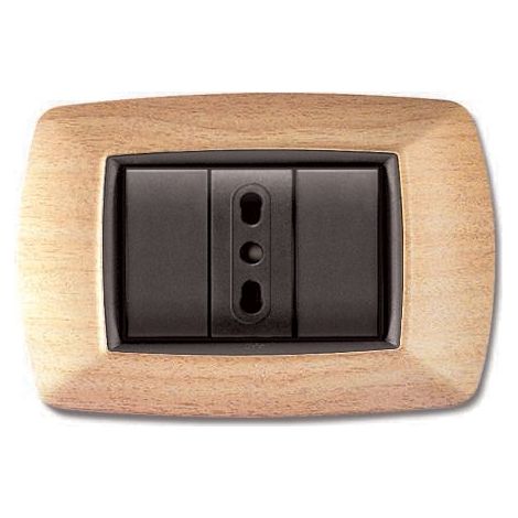 Placca 3 moduli mylife betulla