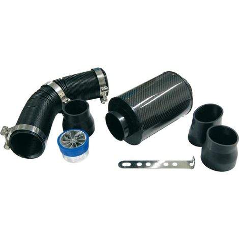 Kit admission universel - turbine carbone - inox