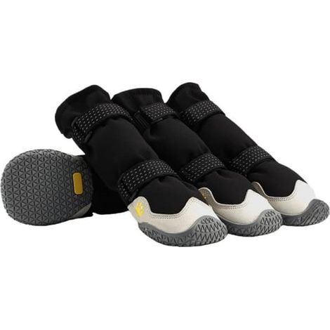 Lot de 4 chaussures imperméables et réfléchissantes pour chien - Bottes de protection pour pattes de petits, moyens et grands chiens (taille M) (1/5)