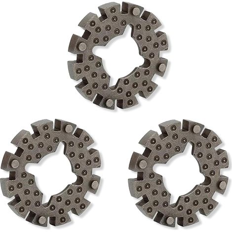 Adaptateurs pour lames de scie multifonctions, lot de trois connecteurs en acier carbone pour accessoires d outillage électroportatif, usage maison atelier et chantier (1/5)