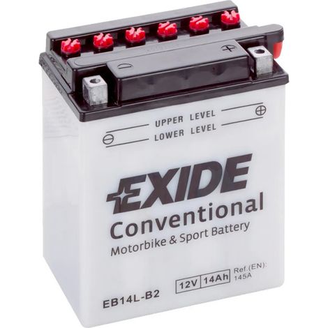 Batterie moto Exide EB14L-B2 YB14L-B2 12v 14ah 145A (1/2)