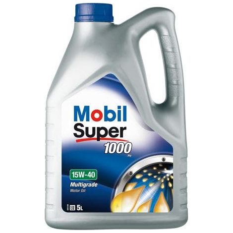 Huile MOBIL SUPER 1000 X1 15W40 bidon 5L - Mobil