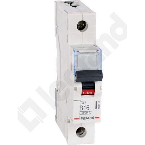 Disyuntor 1P B 16A 6kA CA S301 TX3 403357