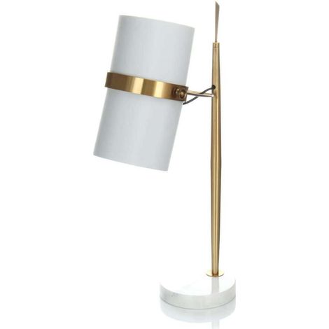 Lampe de table nouveaute - Blanc, or