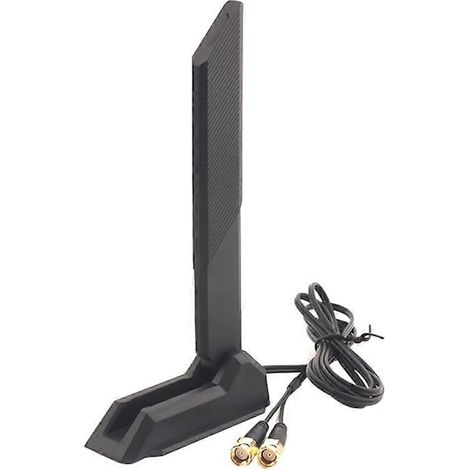 Antenne externe WiFi 6/6E tri-bande 6 GHz, 5,8 GHz et 2,4 GHz avec base magnétique, antenne de remplacement pour PC de bureau (1/5)