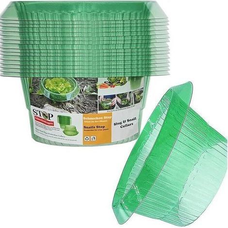 【15 Pièces】Protection Anti-escargots, Protections Anti-limaces, Protection Contre les Escargots, pour vos Plants de Salades et Choux - Protège Les Plantes Contre Les Animaux (1/4)