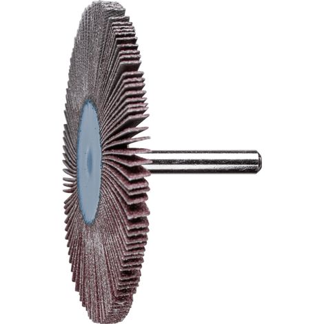 PFERD TOOLS Korund Fächerschleifer F Ø 80x5 mm Schaft-Ø 6 mm A60 für Feinschliff und Finish 10 Stk (1/5)