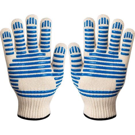 Gants de Barbecue, Gants de Four Double Résistant à la Chaleur 350°C, Gants Silicone Antidérapants BBQ pour Le Soudage de Cuisson, Grillades, Cuisson au Four, Cheminée, Gants de Cuisine - S (1/5)