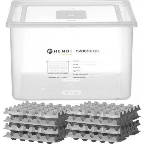 Huevera 8 bandejas para 120 huevos OVOBOX 18 l 355 x 325 x 200 mm (1/5)