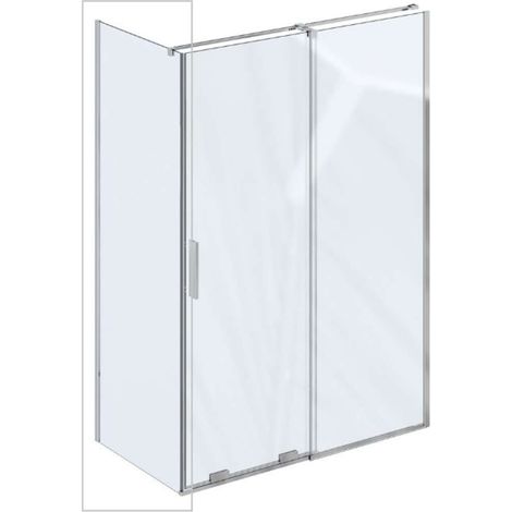 Ravak Roll - Duschwand 90x195 cm, Chrom/Klarglas X90V70C00Z1 (1/3)