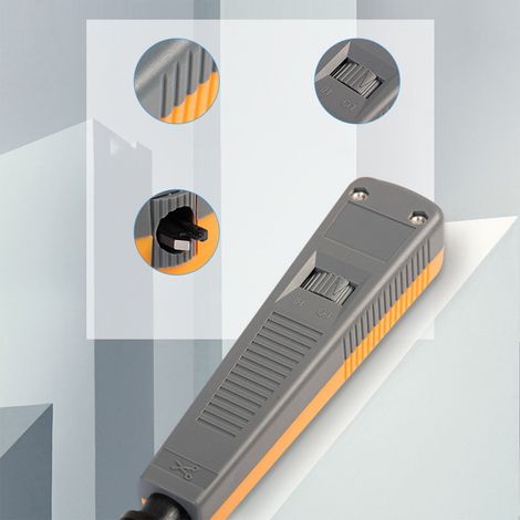 Outil de sertissage multifonctionnel pour câbles réseau, pince à sertir pour panneaux de brassage Gigabit Cat6e (exclusivité Mexique). (1/5)