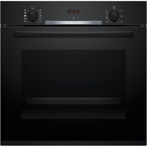 Bosch Serie 4 , Forno con vapore da incasso, 60 x 60 cm, Nero HQA334EB4