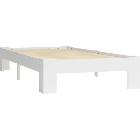 Maison Exclusive - Dormeuse Estraibile senza Materasso Bianca Legno Pino 90x200 cm