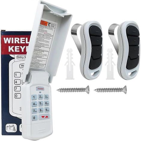 2 butées de porte de garage pour Genie Intellicode G3T-BX G3T-R, télécommande de remplacement pour porte de garage sectionnelle et Genie Intellicode (1/5)