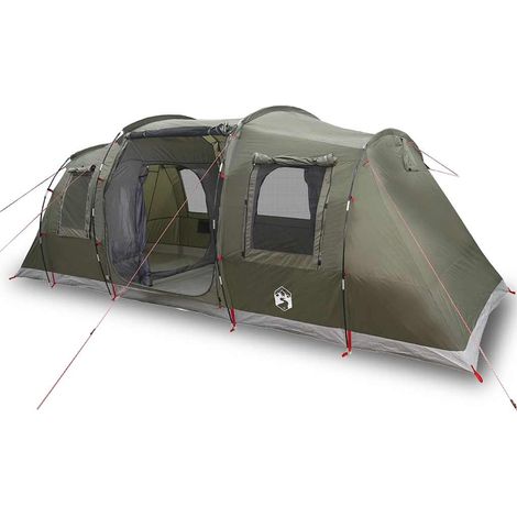 vidaXL Tienda de campaña túnel para 4 personas impermeable verde oliva (1/2)