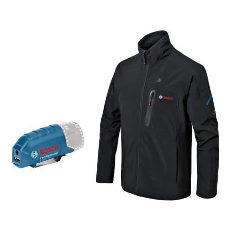 Chaqueta calefactable Bosch Professional GHJ 12+18V XA talla L sin batería - 06188000DZ