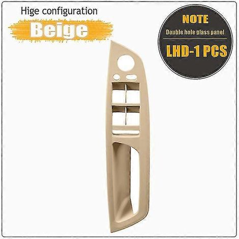 Poignée de porte intérieure droite et gauche pour BMW E70 X5 E71 E72 X6 Sav - Accessoires intérieurs auto - Poignées de porte intérieures - Conduite à gauche (LHD) - Beige (1/5)