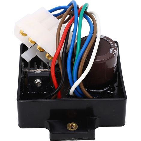 Régulateur automatique de tension 220V pour génératrice à essence, boîtier ABS, protection basse fréquence, stabilisateur de voltage monophasé (1/5)