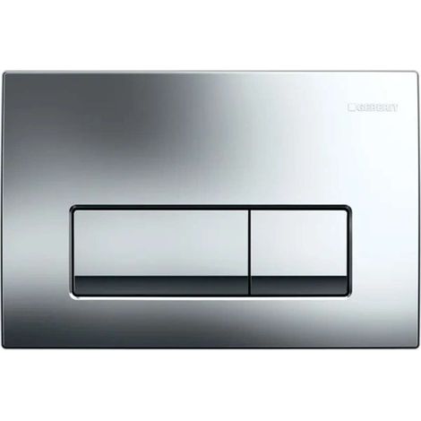 Geberit Delta50 - Pulsador de descarga, cromo brillante 115.119.21.1
