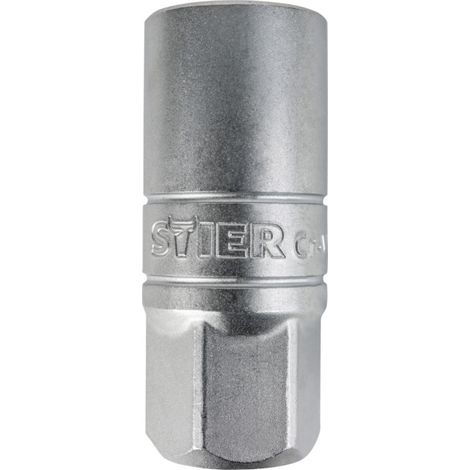Douille pour bougie d'allumage 3/8" STIER, ouv. 18 mm