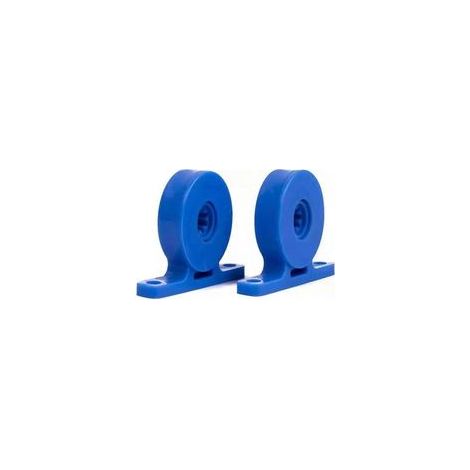 Pièces détachées pour robot nettoyeur de piscine : roulement de turbine de rechange pour Polaris 180/280 C80 LL505G bleu (lot de 2 ou 4). (1/4)