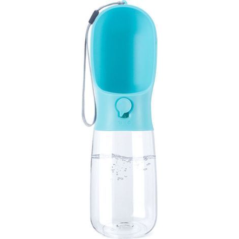 pair Bouteille d'eau pour chien, bouteille d'eau de voyage portable pour promener le chien, fontaine à boire extérieure multifonctionnelle pour chiens et chats (1/4)