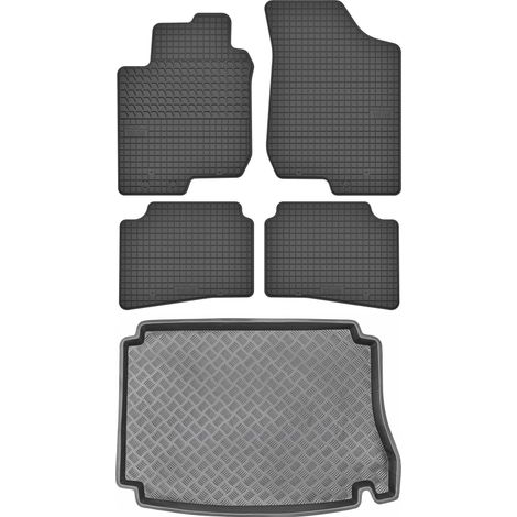 Hyundai i30 I Schrägheck (2007–2012) – SET: Gummifußmatten + Kofferraummatte