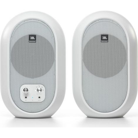 JBL 104 Set-BT White - Monitores coaxiales con Bluetooth, blancos (1/2)