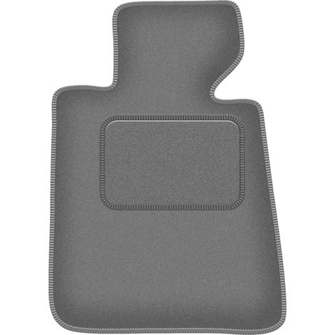 Alfombrilla de terciopelo para el conductor para: BMW Serie 3 E30 Coupé (1982-1994) grafito