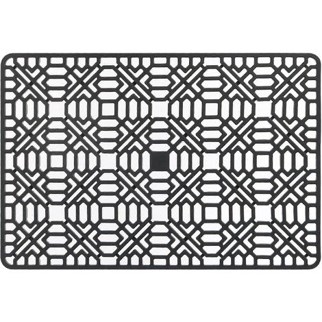 Tapis d'évier en silicone - 40 x 27 x 1,2 cm - Tapis d'évier pour poser et sécher les couverts et la vaisselle - Écologique pour la cuisine (1/5)