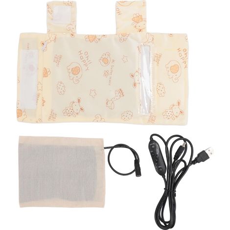 Sac chauffe-biberon USB 3 niveaux de température Sac chauffant pour bouteille de lait portable avec minuterie pour voyage à domicile (1/5)