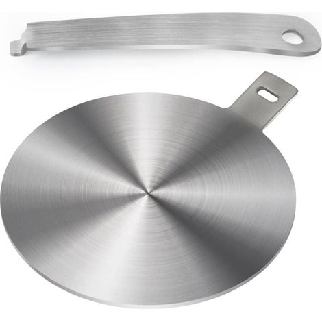 13 cm Induktionskochfeldadapter für Espressokannen und Küchenutensilien, abnehmbarer Griff (1/4)
