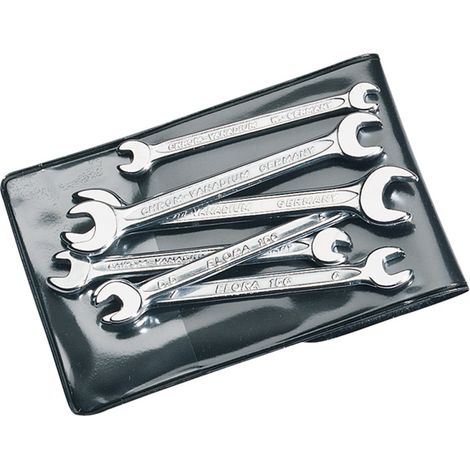 Draper Elora 05202 6-Piece Midget Metric Double Open End Spanner Set (1/5)
