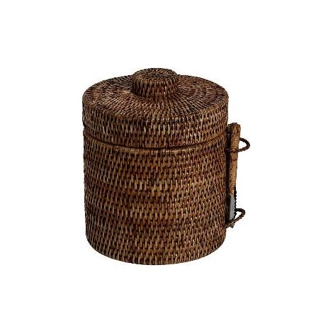 ANDREA HOUSE MS75086 Cubitera Ratán Marrón Ø20X25Cm - ref: MS75086
