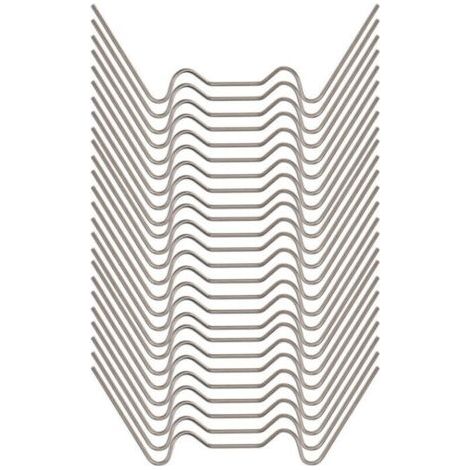 100 Pcs Clips de Vitrage pour Serre7.51.5cm Clip de Vitrage Type W Clips de Vitrage pour Serre de Jardin Clips pour Vitre de Serre Acier Inoxy pour Fixation de Verre de Serre Effet de Serre