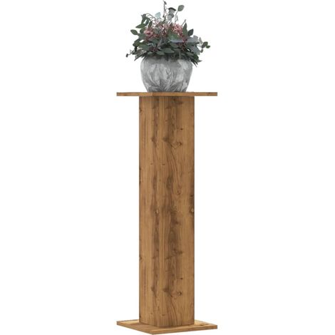 Pflanzenständer 2 Stk. Artisan-Eiche 30x30x95 cm Holzwerkstoff