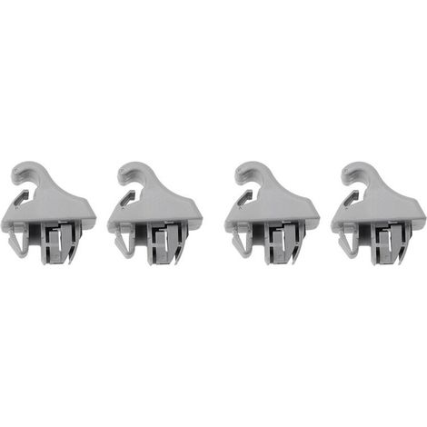Adecuado para los clips de soporte de gancho para visera parasol grises de 4 unidades MR779704 y MR779705 adecuado para los ganchos de suspensión del Montero MK3 Pajero 2000-2006.