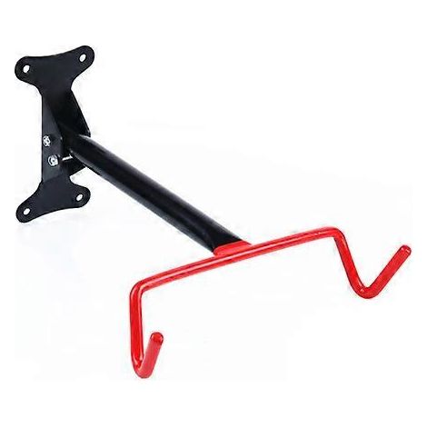 Support mural pour vélo, crochet de suspension, 1 pièce, pliable, rangement horizontal, crochet pour vélo, idéal pour garage, abri de jardin ou intérieur. (1/5)