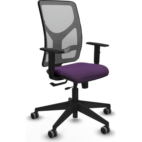 Chaise de bureau piqueras y crespo Motilla noir mousse confortable (1/2)