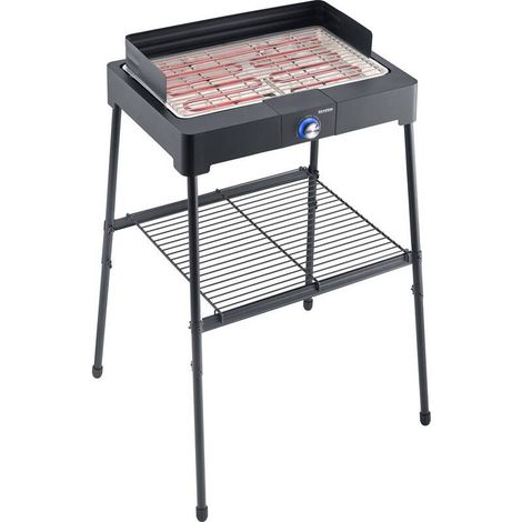 [NEUWERTIG] B-Ware Severin Elektro Tischgrill PG 8566 Grillgerät mit Kontrollleuchte schwarz 2200W (1/2)