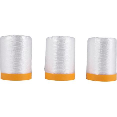 Rouleau de bâche de protection, film de masquage plastique pour la peinture et le revêtement de meubles
