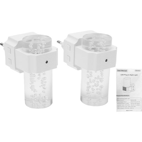 Paquet de 2 Veilleuse LED, Veilleuse LED à Brancher