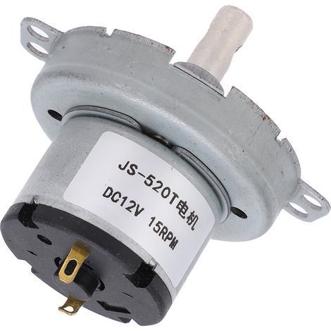 JS-520T DC-Getriebemotor, langlebig, 12 V, 15 U/min, Getriebemotor für elektronische Produkte (1/5)