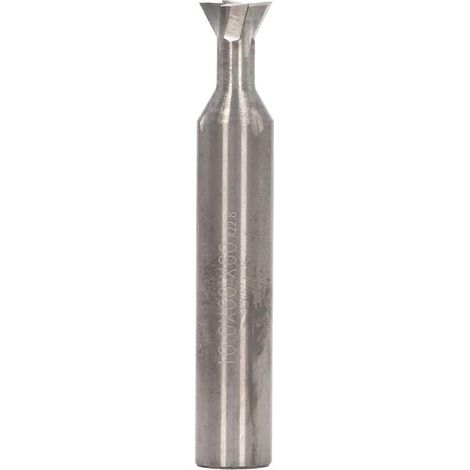 Schwalbenschwanzfräser, 4 Schneiden, Hartmetall, 10 x 60° x 60 mm