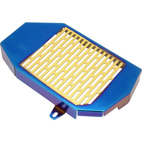 Grille de radiateur en alliage d'aluminium (bleu et or) pour Honda ADV150 2019-2020 (1/5)