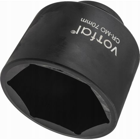 Casquillo de impacto 3/4 pulgada Llave de impacto 70 mm de largo 80 mm Cr-Mo 6 puntos (1/3)