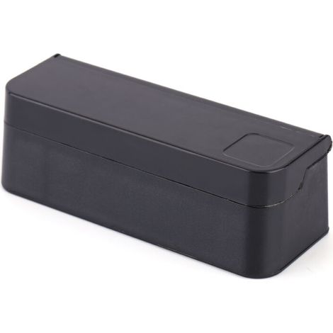 Scatola portaoggetti per auto, organizer portatile in plastica nera per automobili -Crezuo